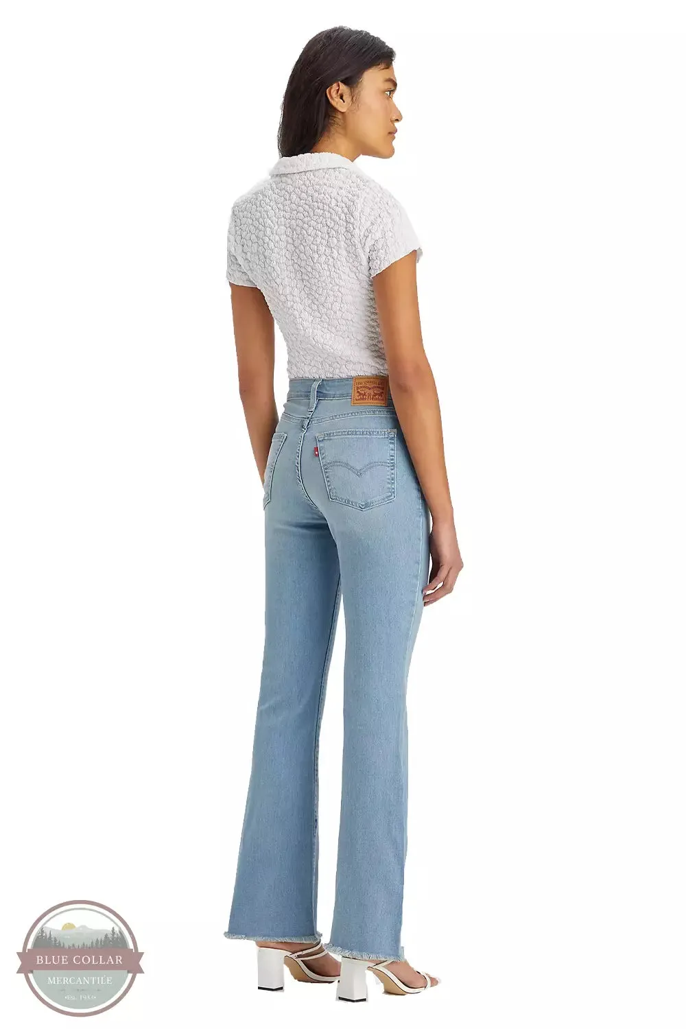 726 High Rise Flare Jeans in Light of My Life - Light Wash by Levi's A3410-0025