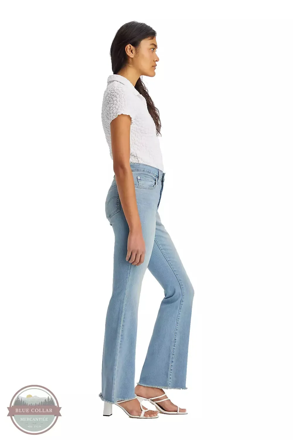 726 High Rise Flare Jeans in Light of My Life - Light Wash by Levi's A3410-0025