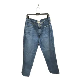 Blue Denim Jeans Straight Madewell, Size 10