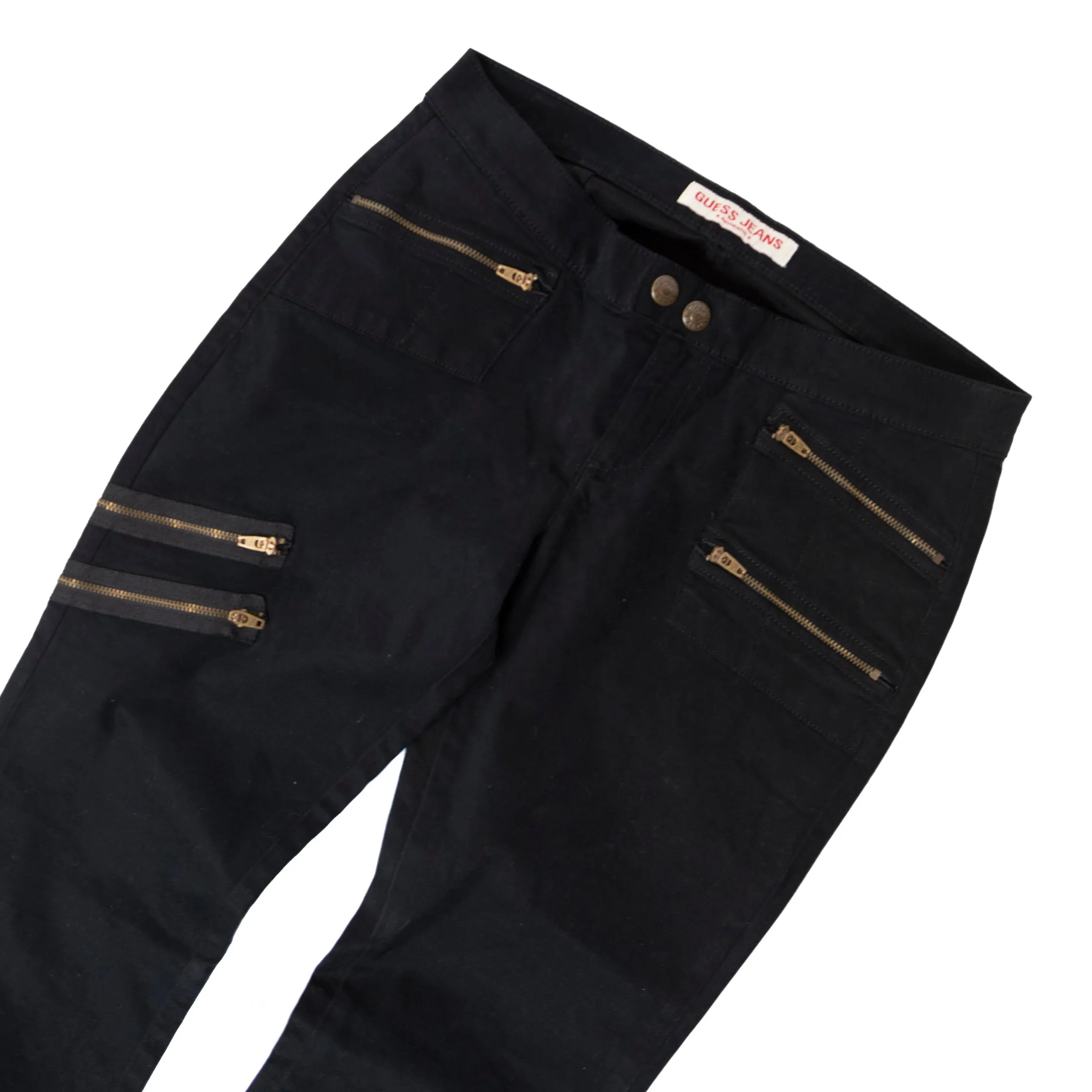 Guess Jeans Multi Zip Felt Trousers