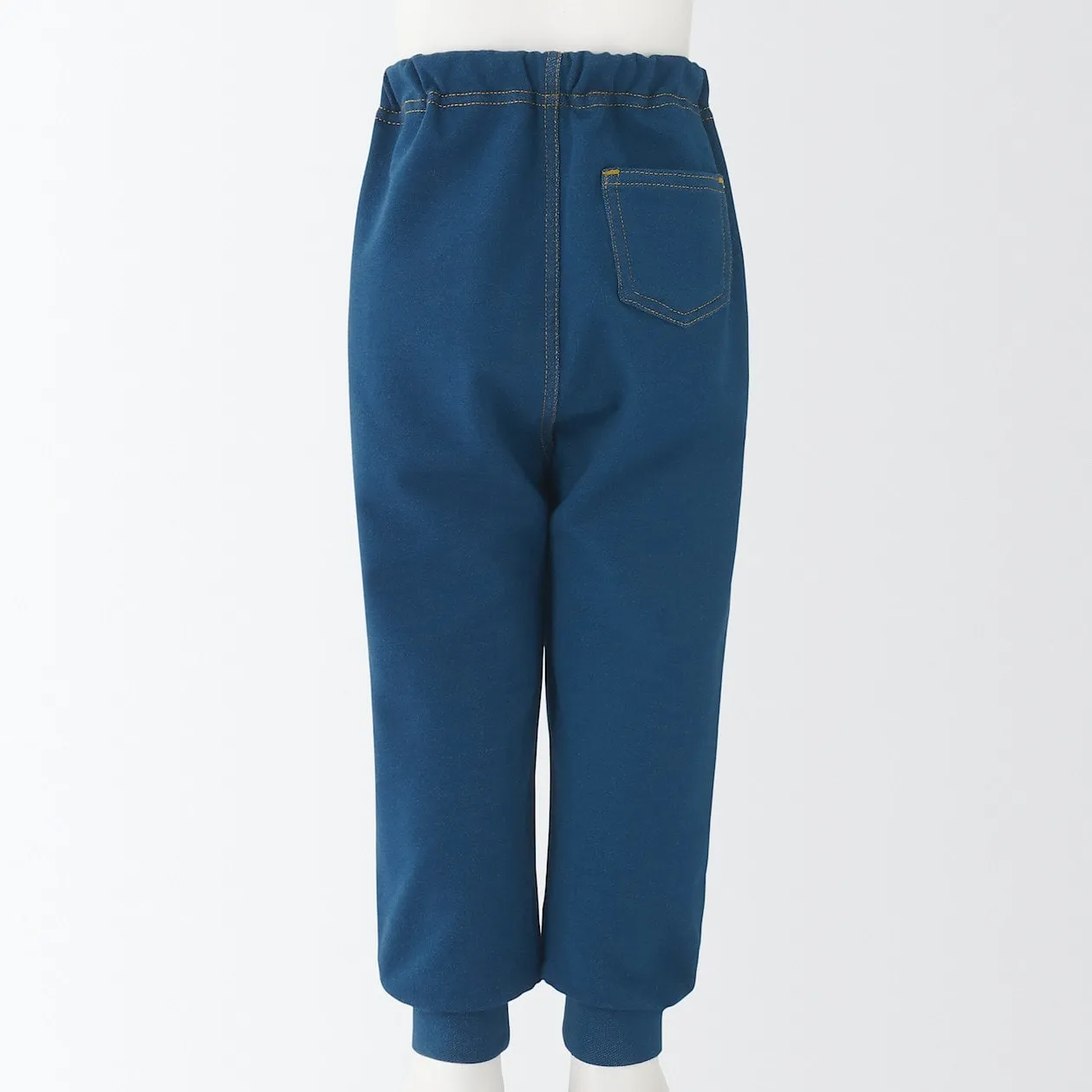 High Waisted Denim Like Jogger Pants (1-4Y)