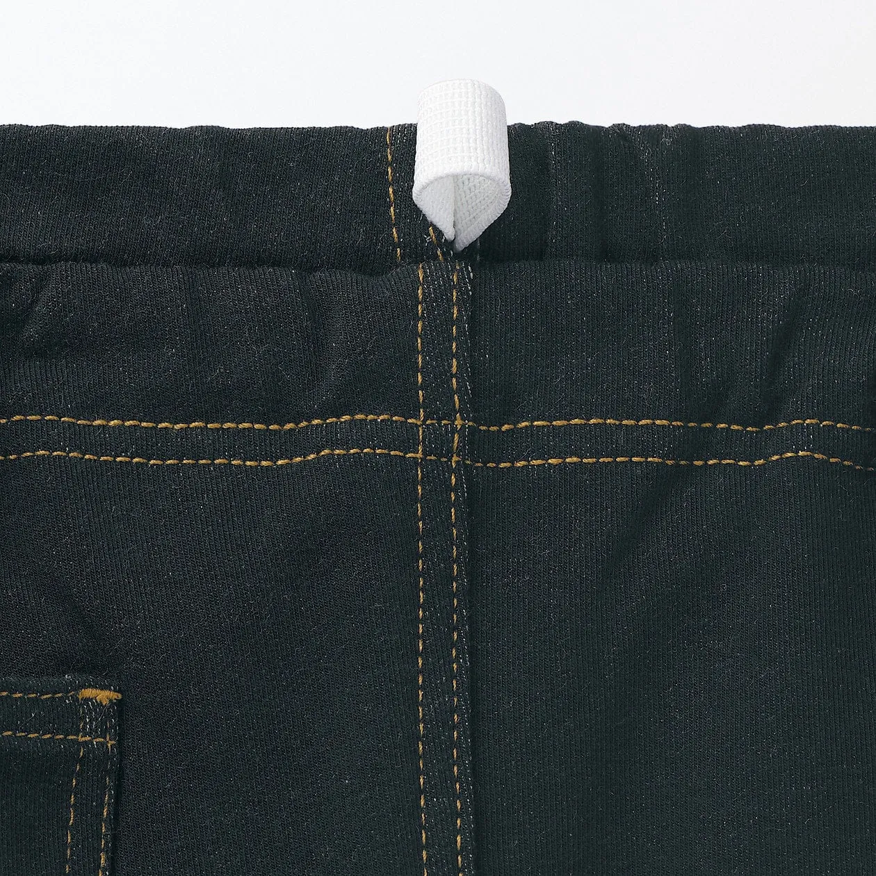 High Waisted Denim Like Jogger Pants (1-4Y)