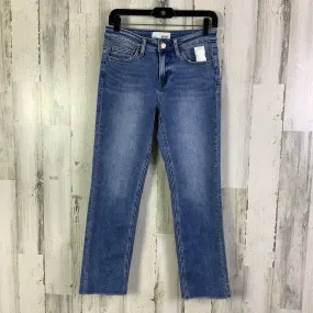 Jeans Straight By Vervet In Blue Denim, Size: 4