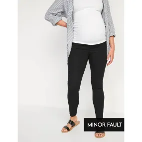 (Minor Fault) Maternity Black Full Panel Jeans