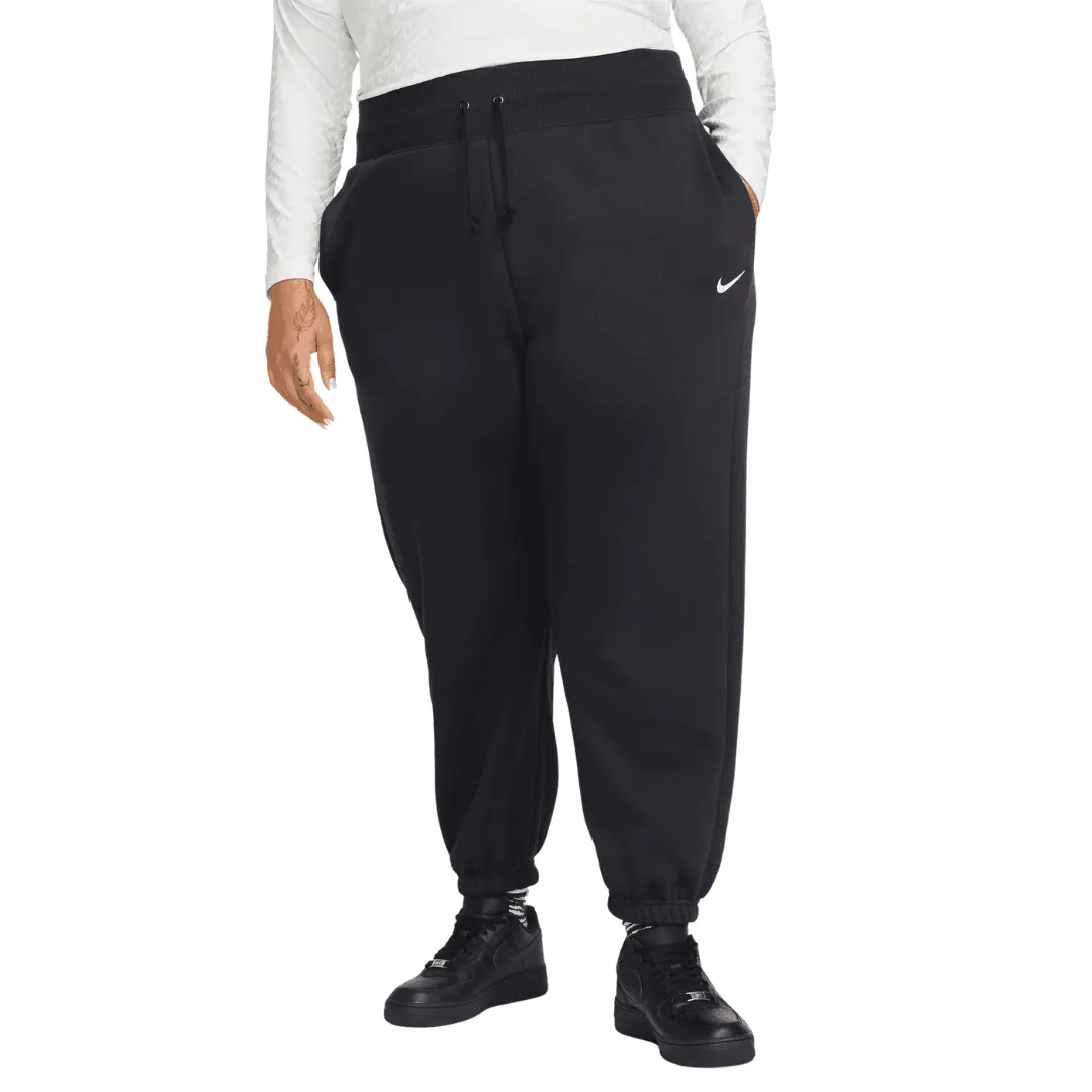 Plus - Women's Nike Sportswear Phoenix Fleece Sweatpants - Baroque Brown/Sail